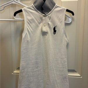 Ralph Lauren Navy and White Polo Shirt